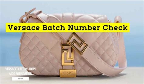 versace reference number|versace authentication check.